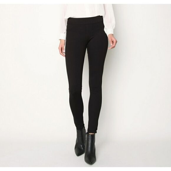 James Jeans Twiggy Slip On Glossed Denim Leggings - Picture 2 of 9